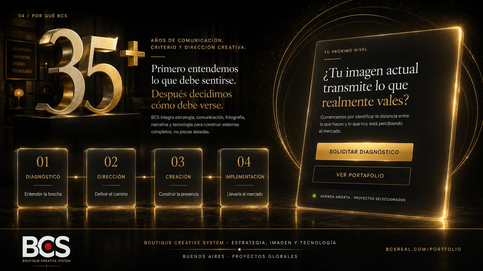 Proceso y llamada a la acción BCS